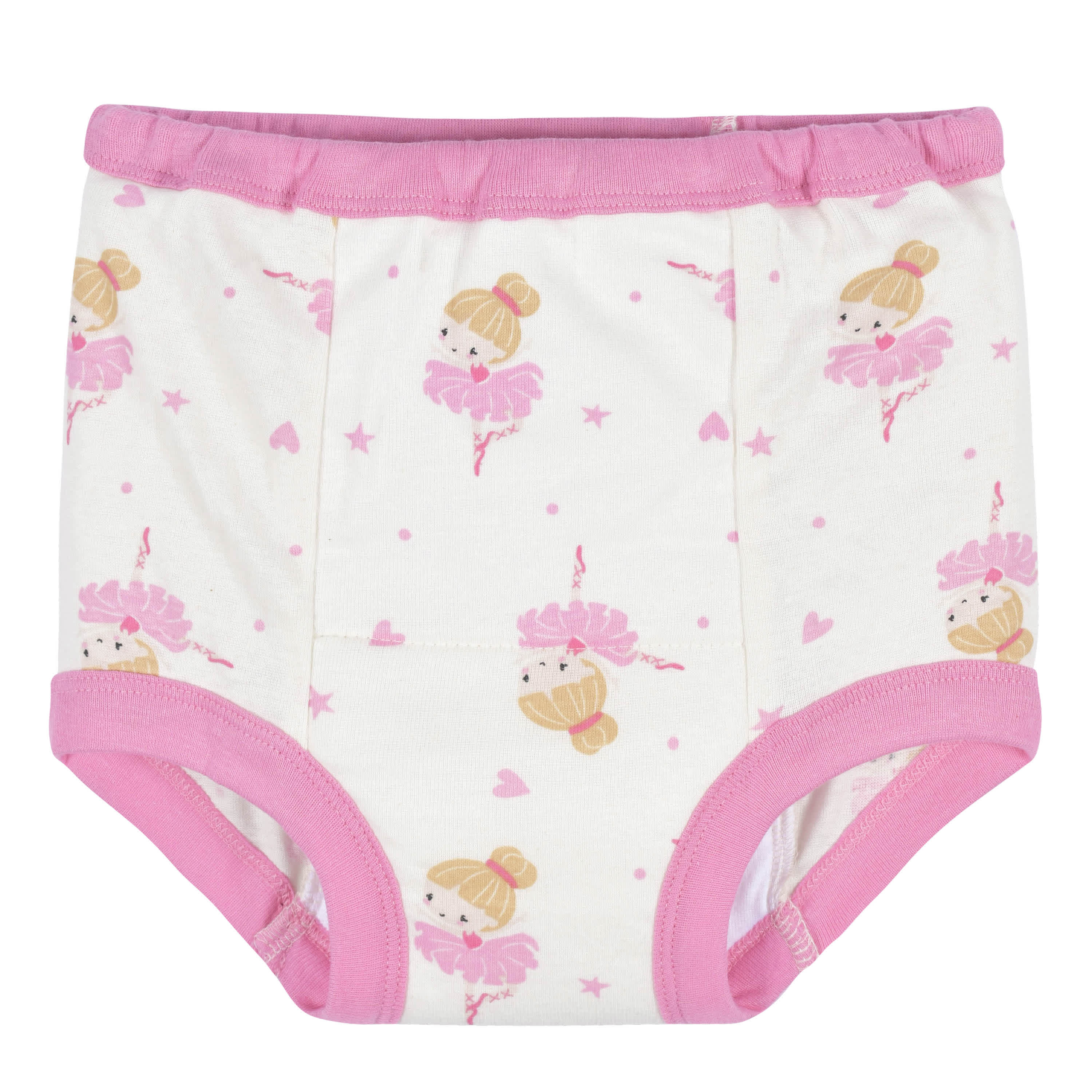 4-Pack Toddler Girls Ballerina Training Pants