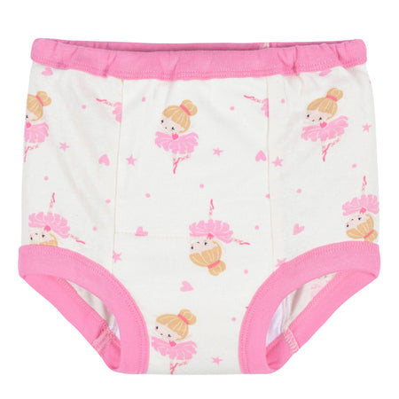 4-Pack Toddler Girls Ballerina Training Pants