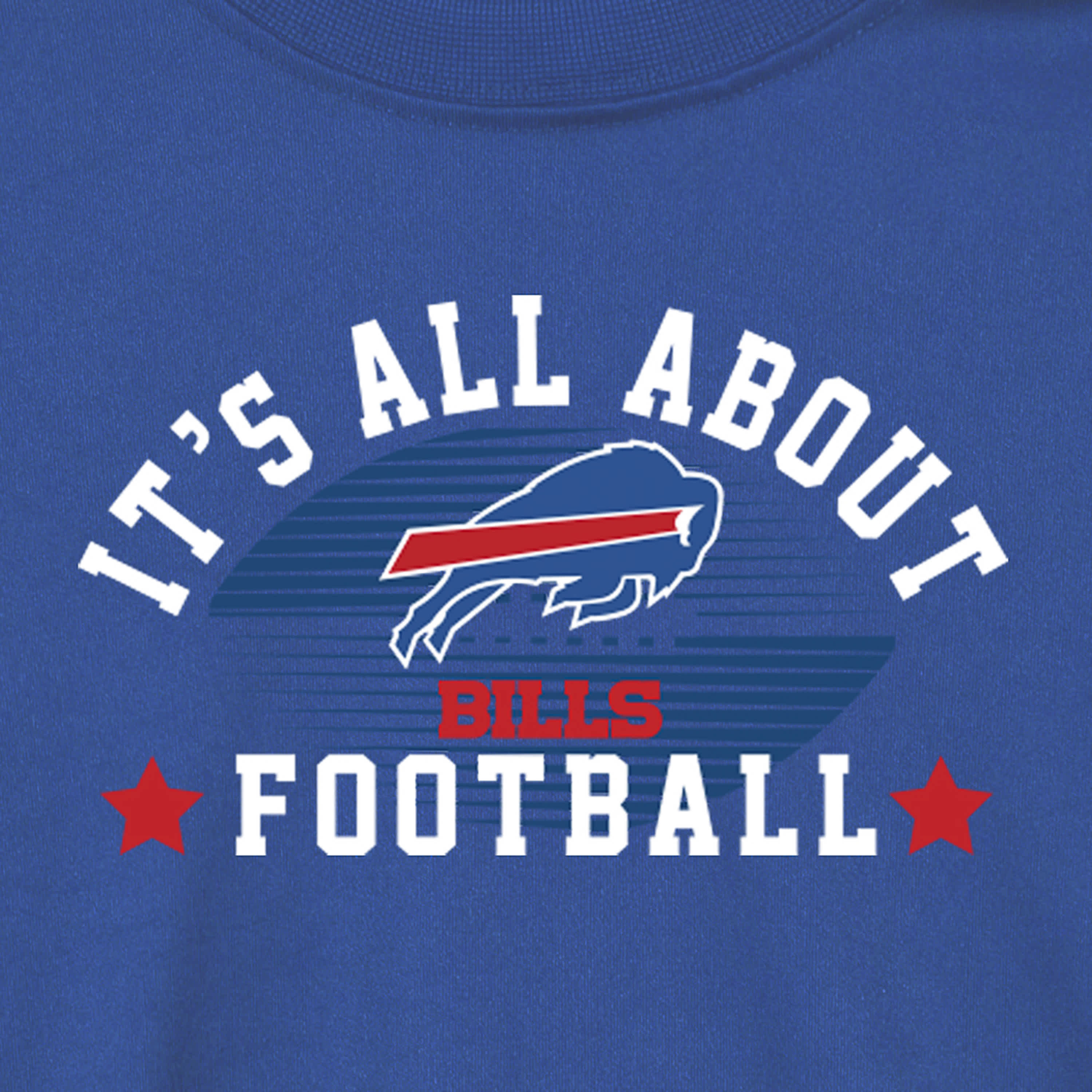 Buffalo Bills Baby & Toddler Boys Long Sleeve Tee Shirt-Gerber Childrenswear