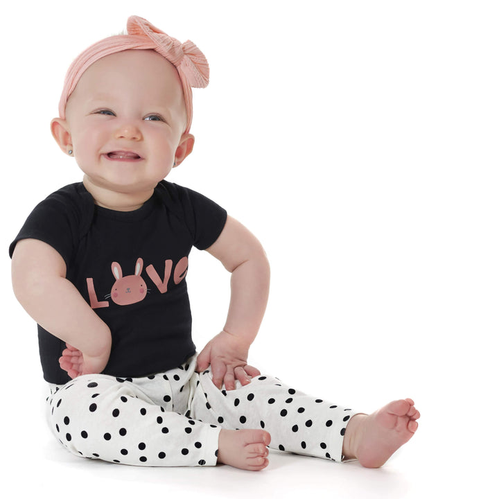 4-Pack Baby Girls Dots Pants-Gerber Childrenswear