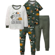 4-Piece Infant & Toddler Boys Camping Snug Fit Cotton Pajamas-Gerber Childrenswear