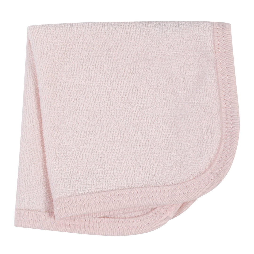 4-Piece Baby Girls Bunny Ballerina Hooded Towel & Washcloth Set-Gerber Childrenswear