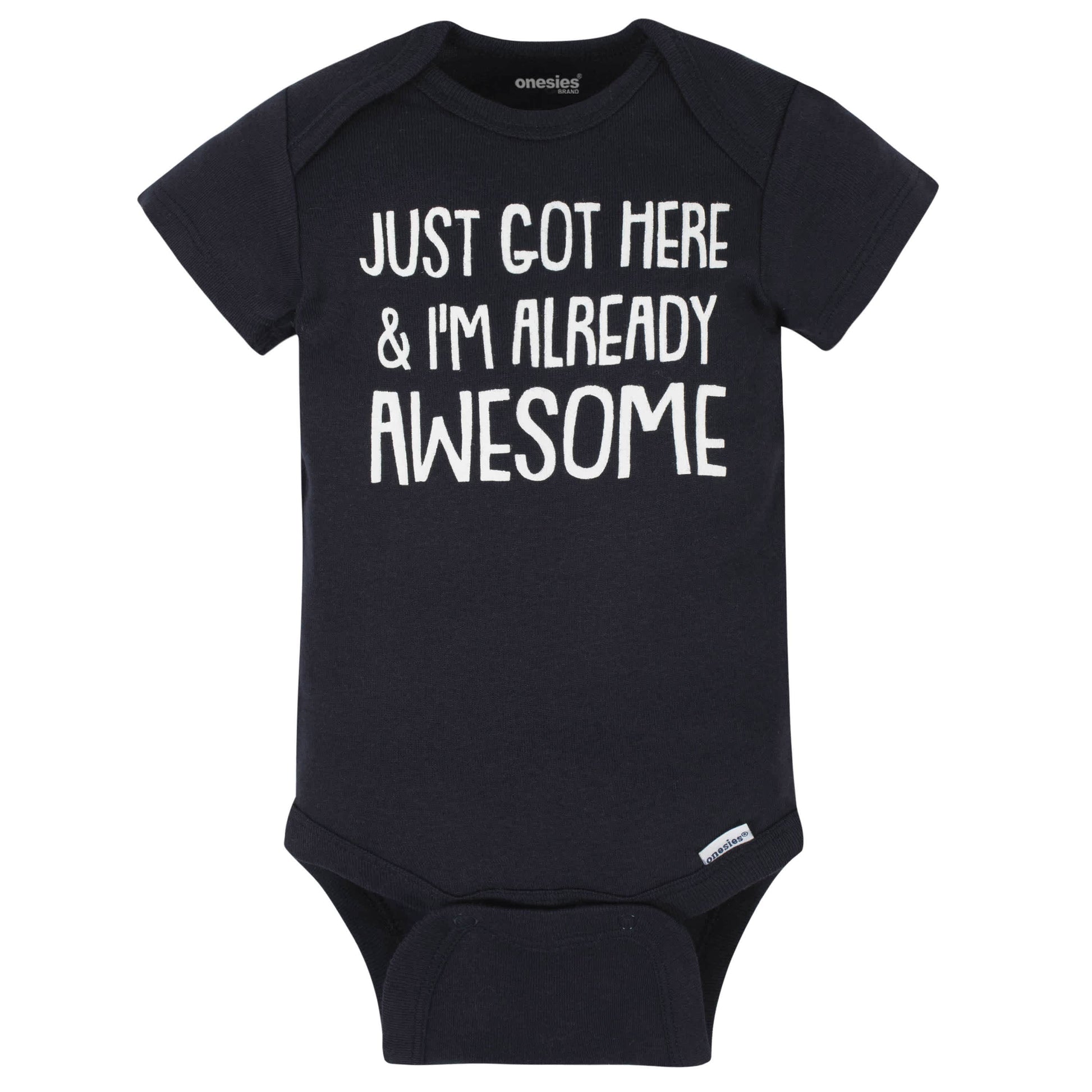 8-Pack Baby Neutral Elephant Onesies® Brand Bodysuits-Gerber Childrenswear