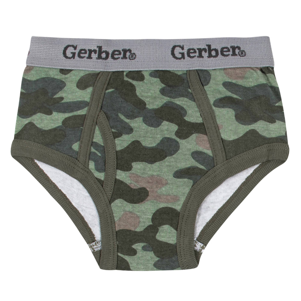 7-Pack Toddler Boys Underwear, Camo Briefs-Gerber Childrenswear