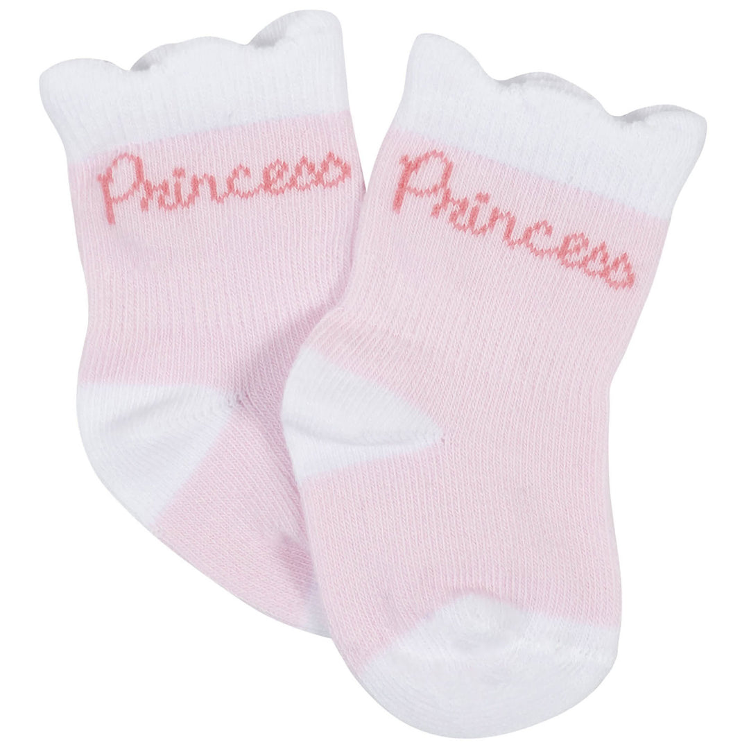 4-Pack Baby Girls Fairy Tale Organic Wiggle Proof™ Socks