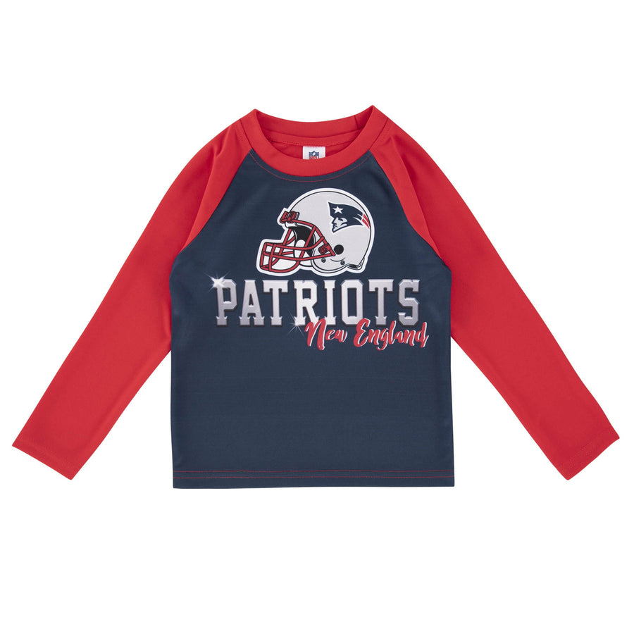 New England Patriots Toddler Boys' Long Sleeve Tee-Gerber Childrenswear