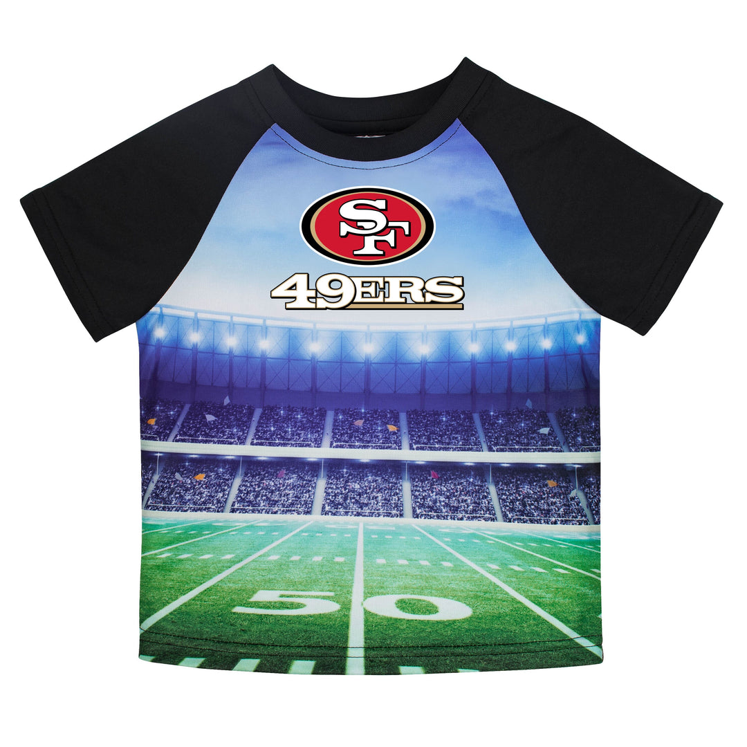 San Francisco 49ers Boys Short Sleeve Tee Shirt-Gerber Childrenswear