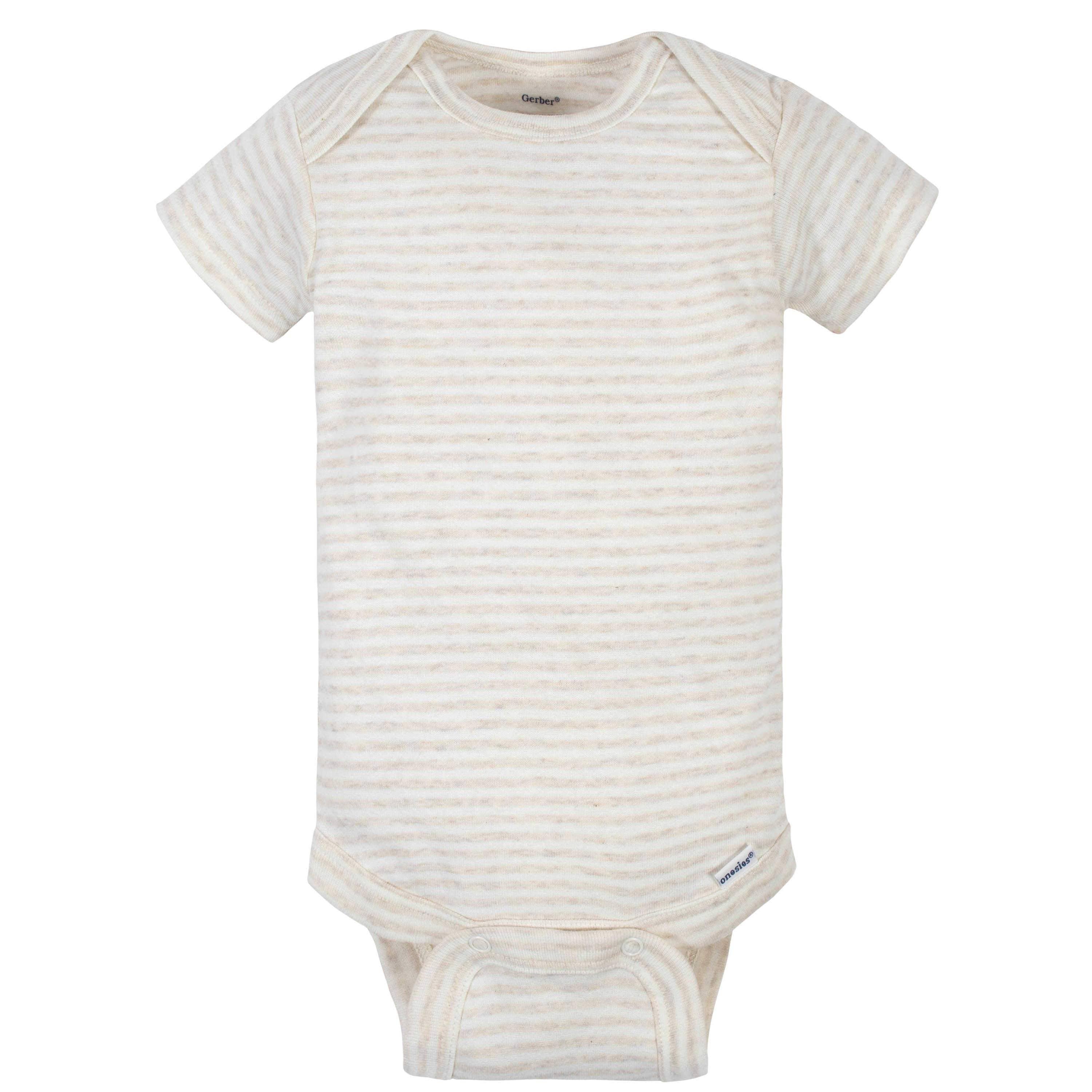 8-Pack Baby Boys Tiger Short Sleeve Onesies® Bodysuits-Gerber Childrenswear