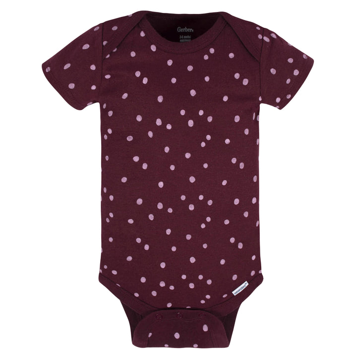5-Pack Baby Girls Lavender Garden Onesies® Bodysuits
