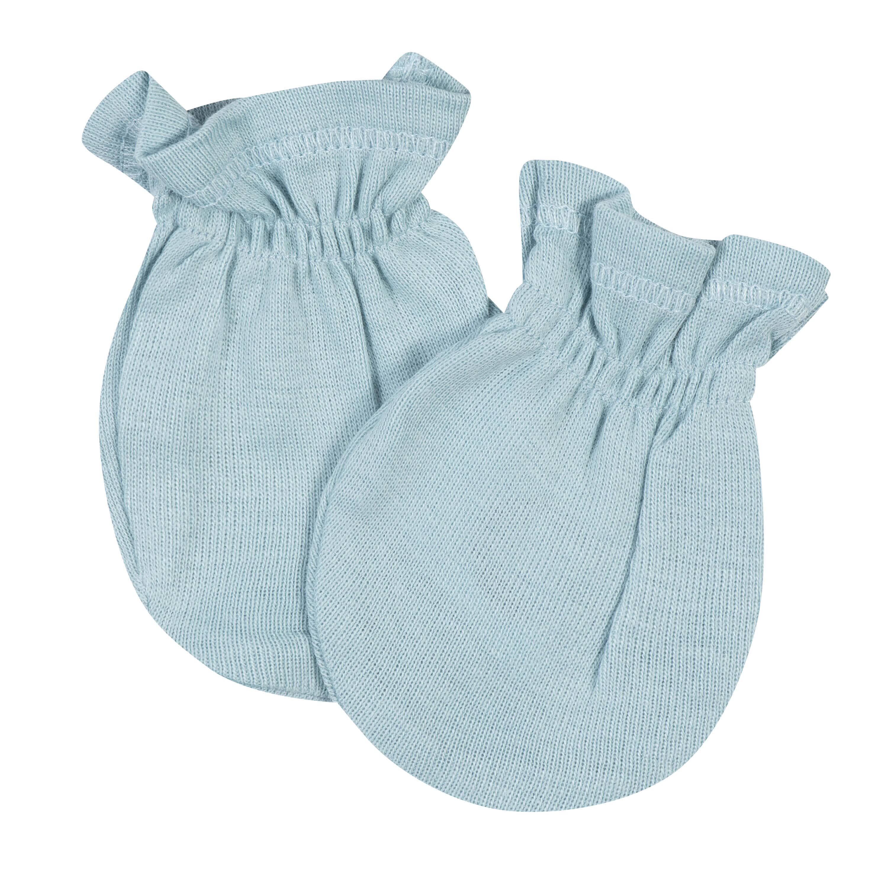 3-Pack Baby Boys Fox No Scratch Mittens-Gerber Childrenswear