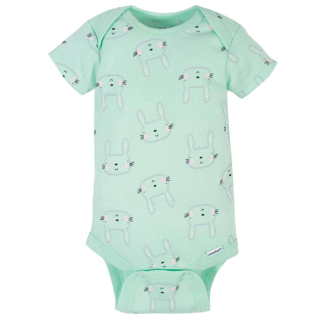 4-Piece Baby Girls Bear Onesies® Bodysuits & Sleep 'N Play Set-Gerber Childrenswear