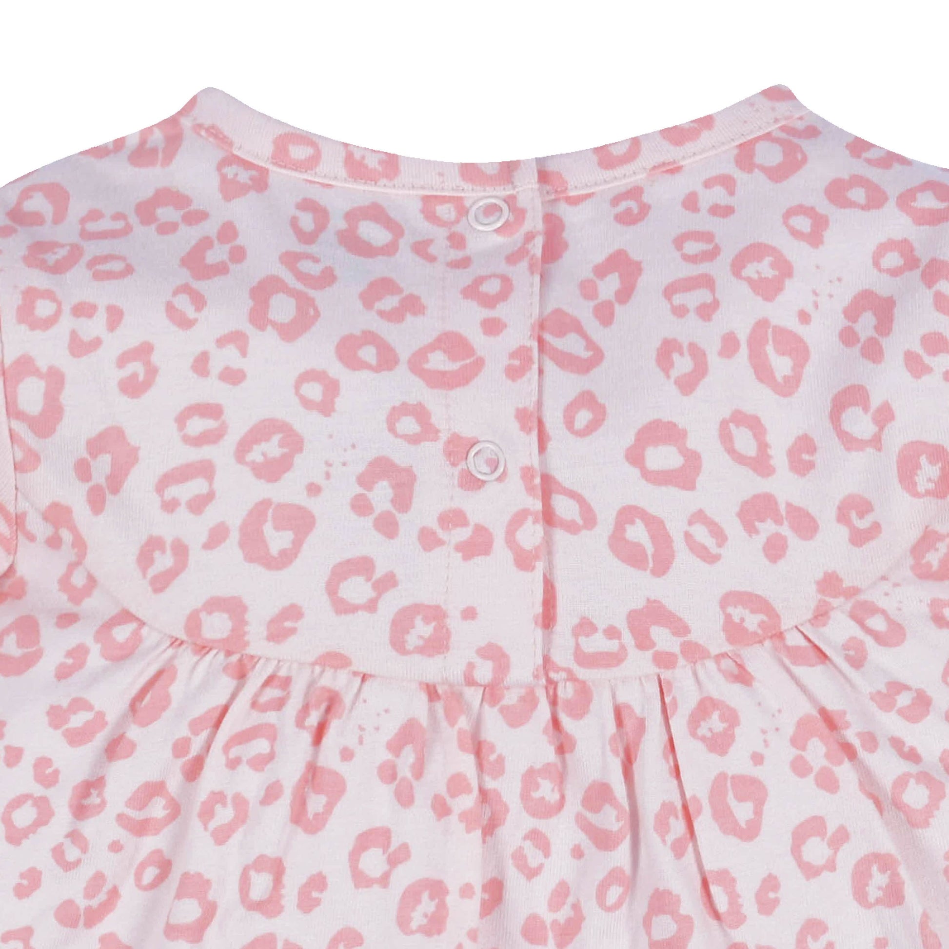 2-Piece Baby Girls Leopard Long Sleeve Dress & Leggings Set