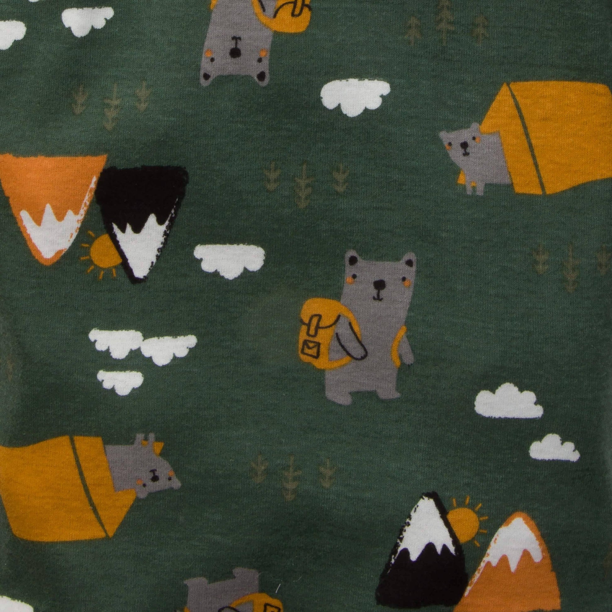 4-Piece Infant & Toddler Boys Camping Snug Fit Cotton Pajamas-Gerber Childrenswear