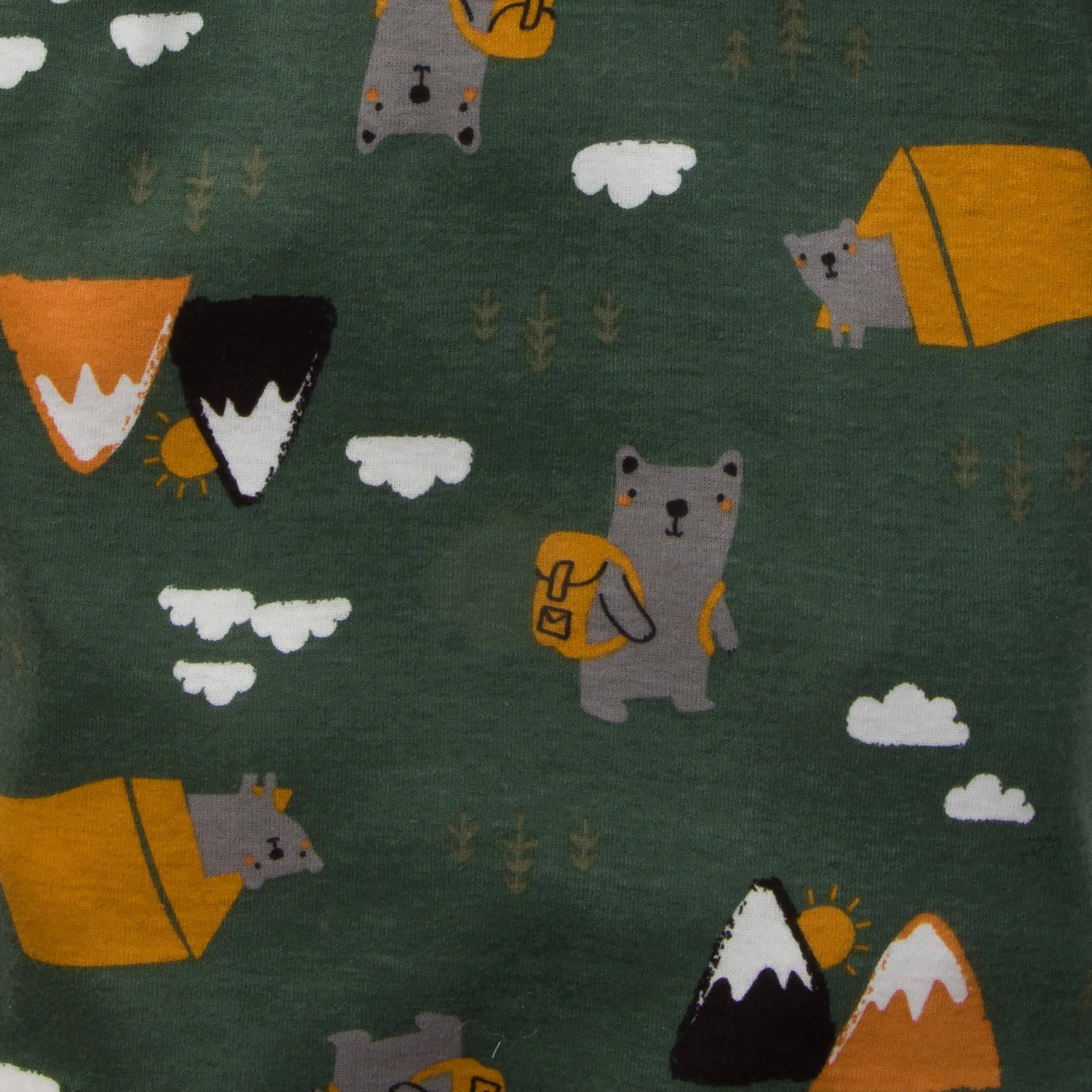 4-Piece Infant & Toddler Boys Camping Snug Fit Cotton Pajamas-Gerber Childrenswear