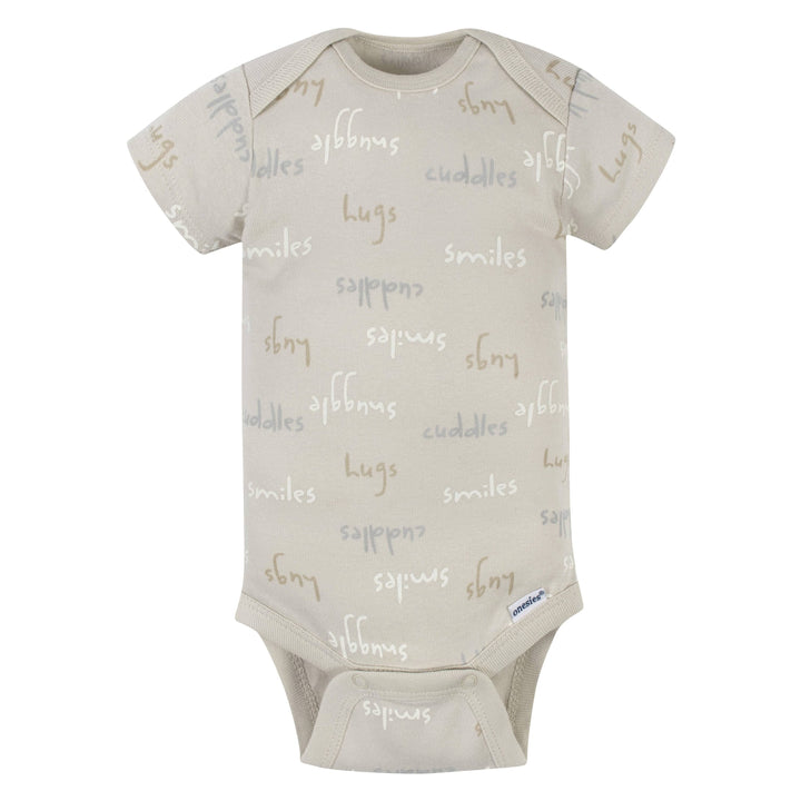 5-Pack Baby Neutral Safari Short Sleeve Onesies® Bodysuits-Gerber Childrenswear