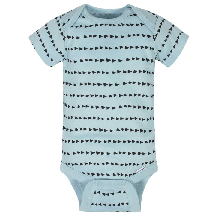 8-Pack Baby Boys Dinosaur Short Sleeve Onesies® Bodysuits-Gerber Childrenswear