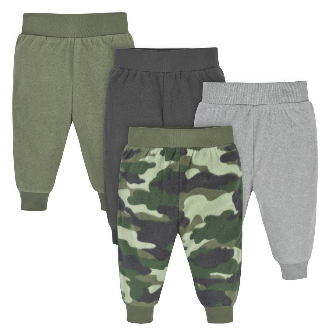 4-Pack Baby Boys Camo Microfleece Pants – Gerber Childrenswear