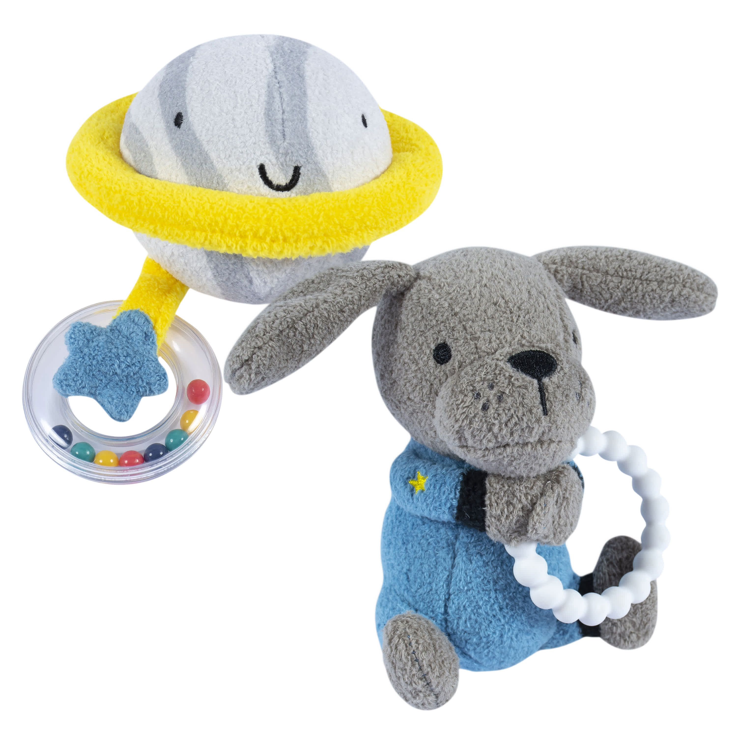 2-Piece Baby Boys Space Rattle and Teether Set – Gerber Childrenswear