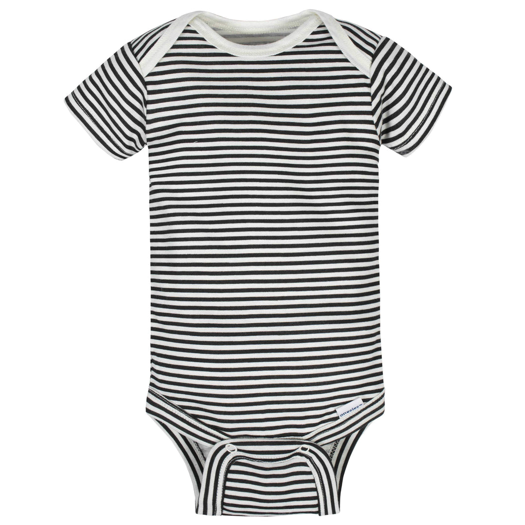 8-Pack Baby Boys Jungle Short Sleeve Onesies® Bodysuits-Gerber Childrenswear