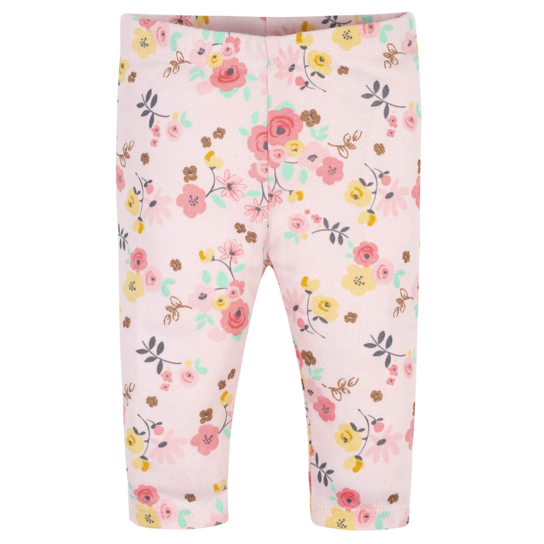 5-Piece Baby Girls Love You Onesies® Bodysuits & Pants Set
