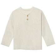 Infant & Toddler Boys Oatmeal Heather Henley Sweater-Gerber Childrenswear