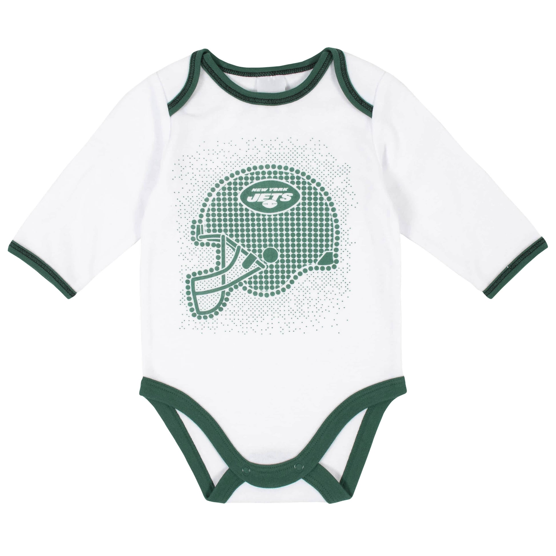 New York Jets 3-Piece Baby Boys Bodysuit, Pant, and Cap Set-Gerber Childrenswear