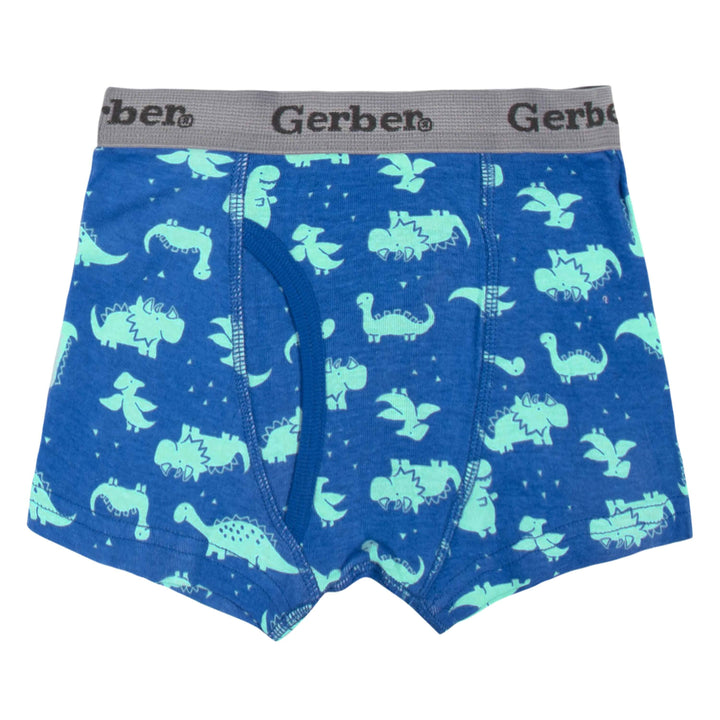 7-Pack Toddler Boys Underwear, Dinosaur Boxer Briefs-Gerber Childrenswear
