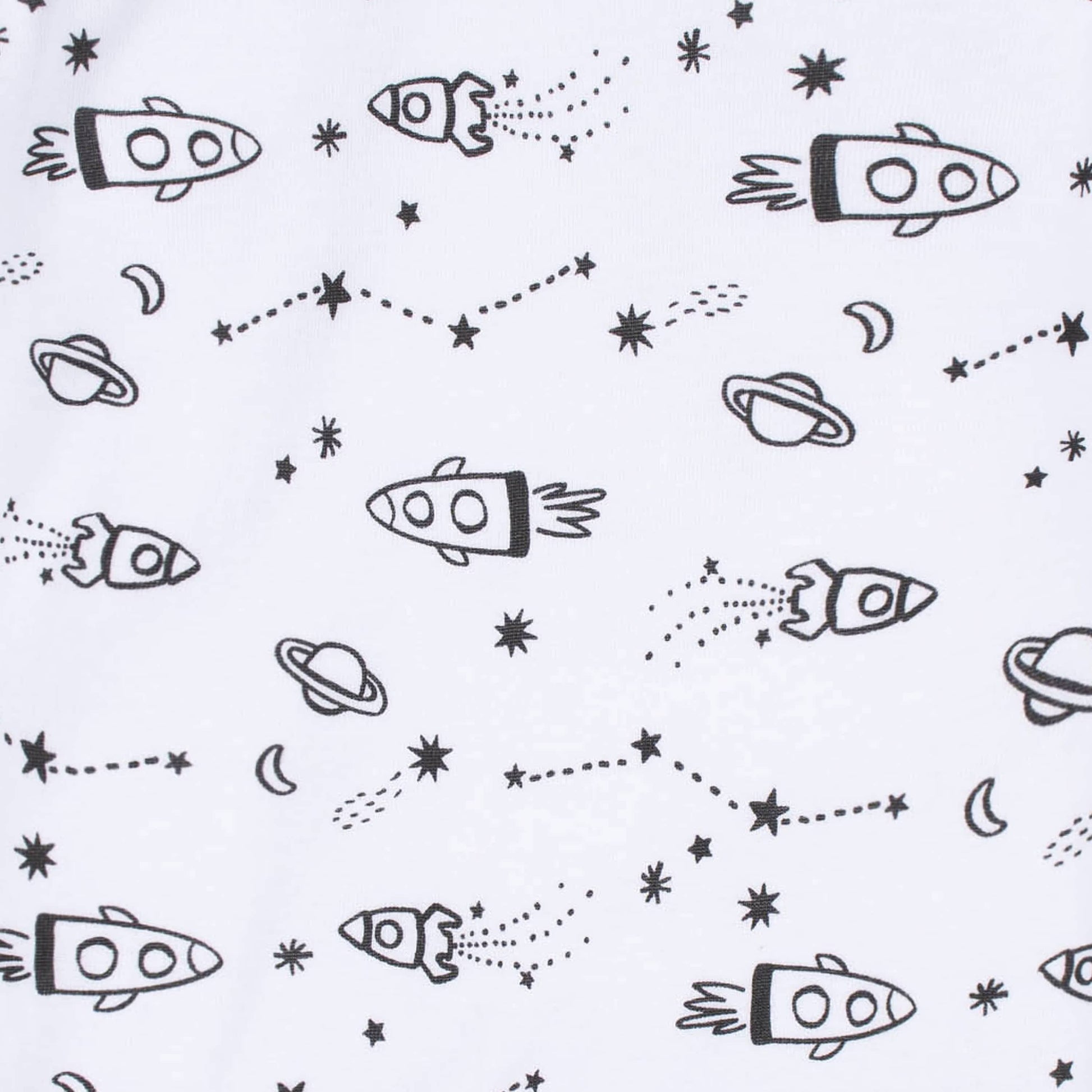 4-Pack Baby Boys Space Gowns