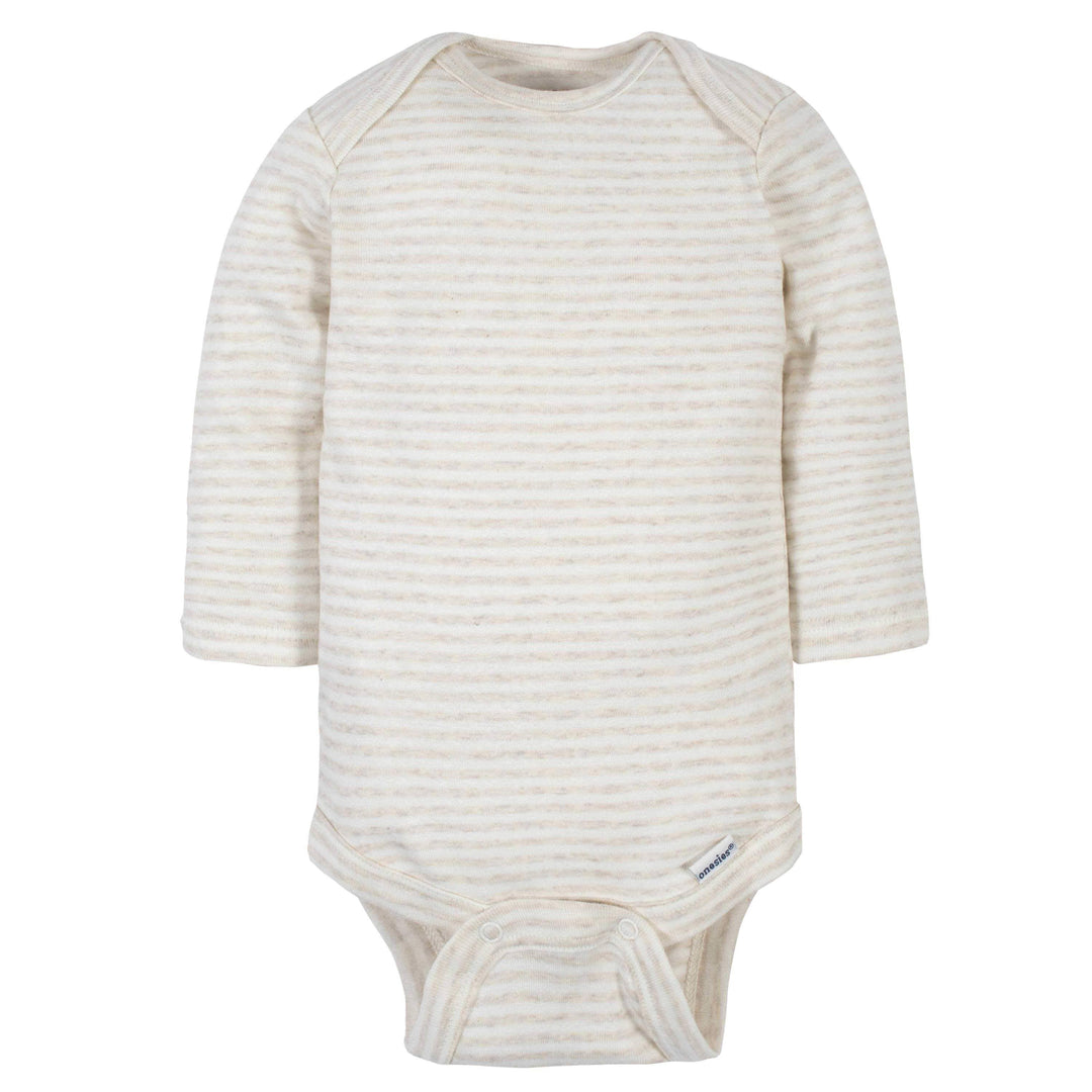 6-Pack Baby Boys Tiger Long Sleeve Onesies® Bodysuits-Gerber Childrenswear