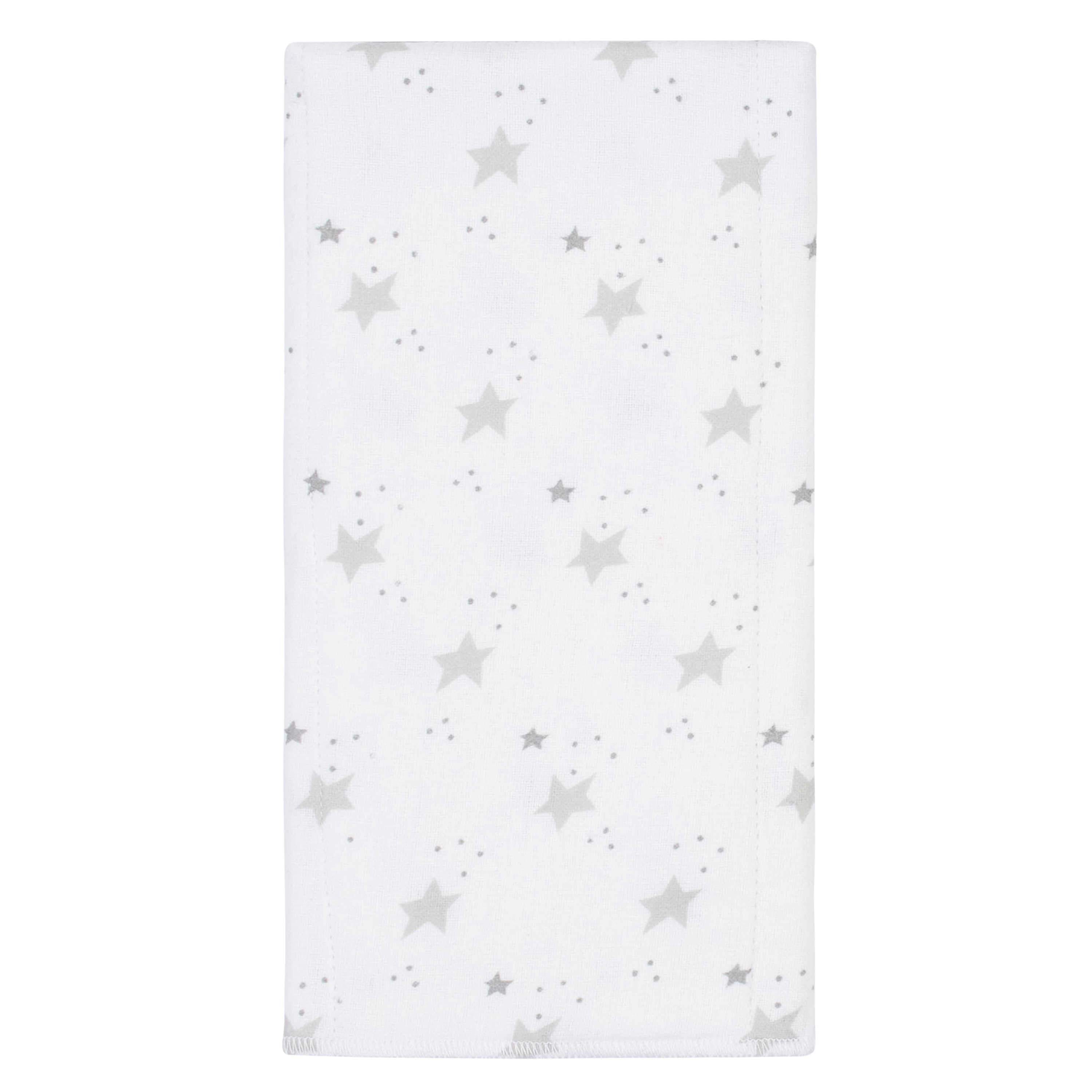 4-Pack Baby Neutral Sheep Flannel Burp Cloths-Gerber Childrenswear