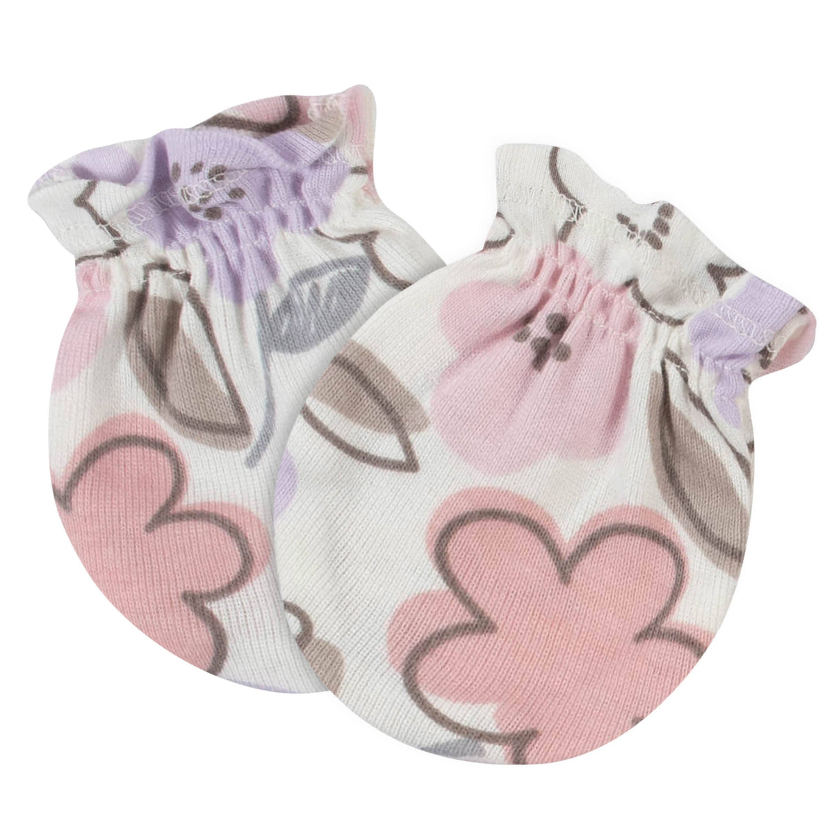 4-Pack Baby Girls Bunny Ballerina No Scratch Mittens-Gerber Childrenswear