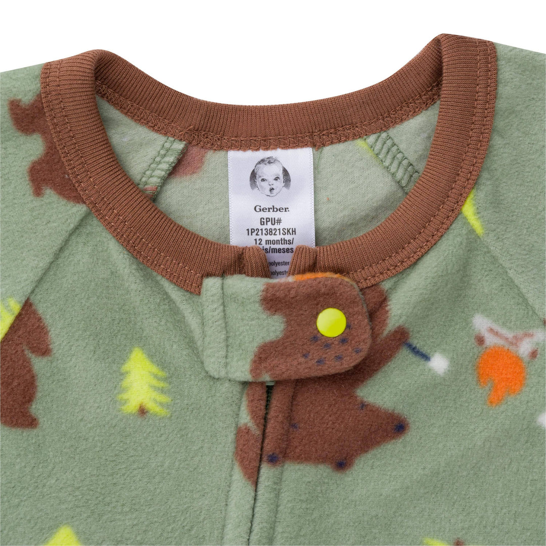 2-Pack Baby & Toddler Boys Bears Fleece Pajamas