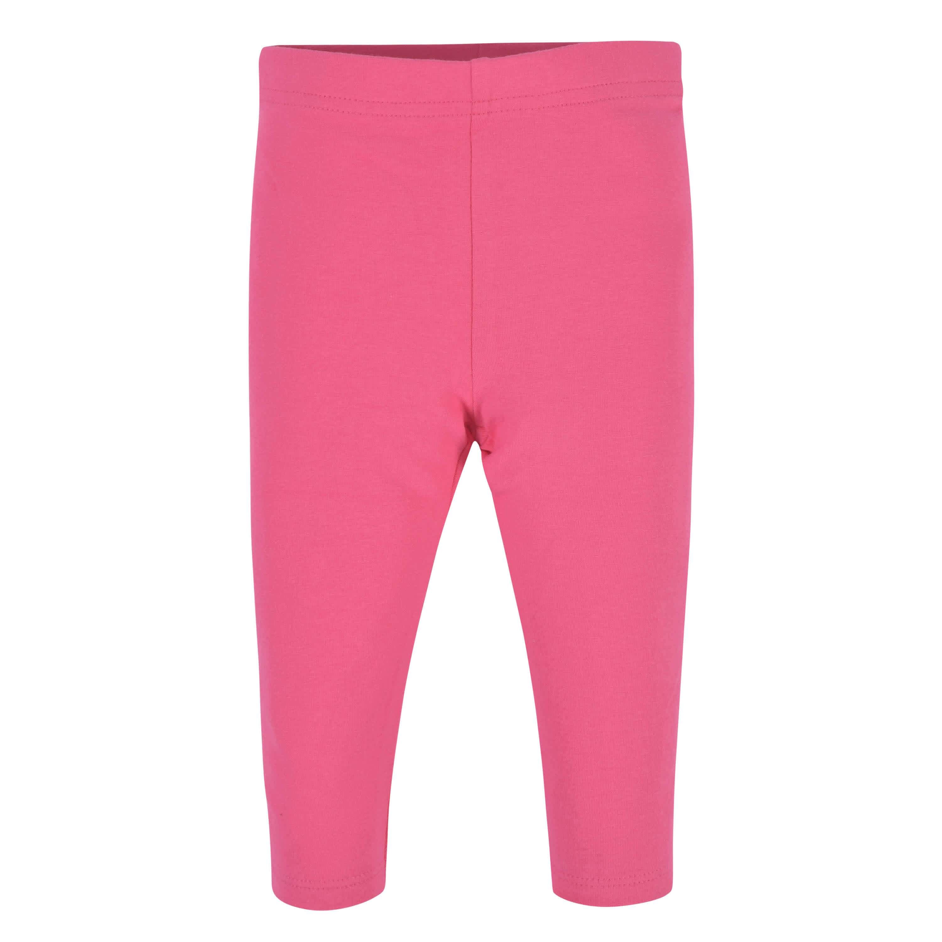 3-Pack Baby & Toddler Girls Hot Pink & Navy Premium Leggings-Gerber Childrenswear
