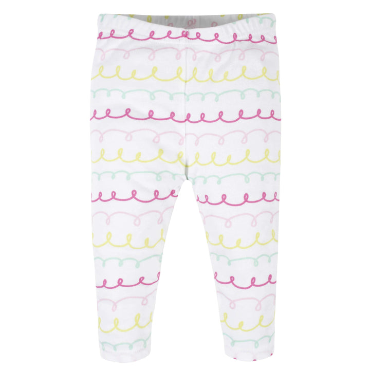 4-Pack Baby Girls Swirl Pants-Gerber Childrenswear