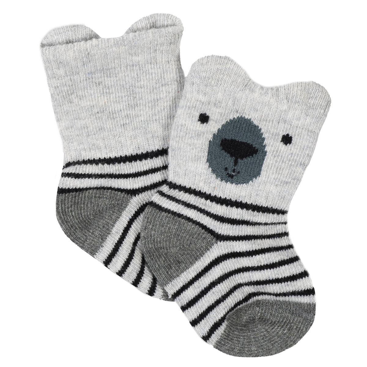 6-Pack Baby Boys Bear Wiggle Proof® Socks