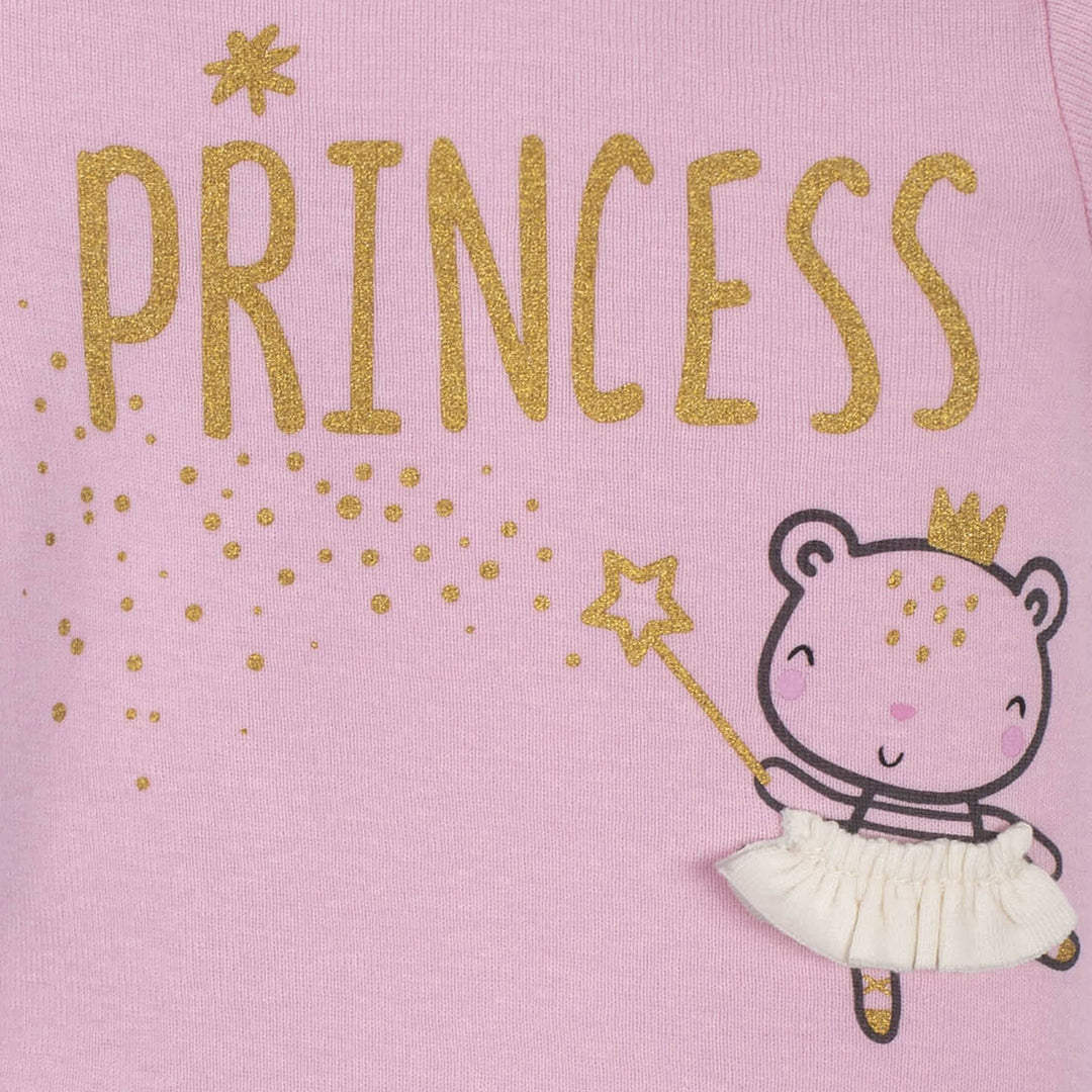 5-Pack Baby Girls Princess Short Sleeve Onesies® Bodysuits-Gerber Childrenswear