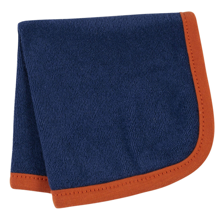 4-Piece Boys Fox Hooded Towel & Washcloth Set-Gerber Childrenswear