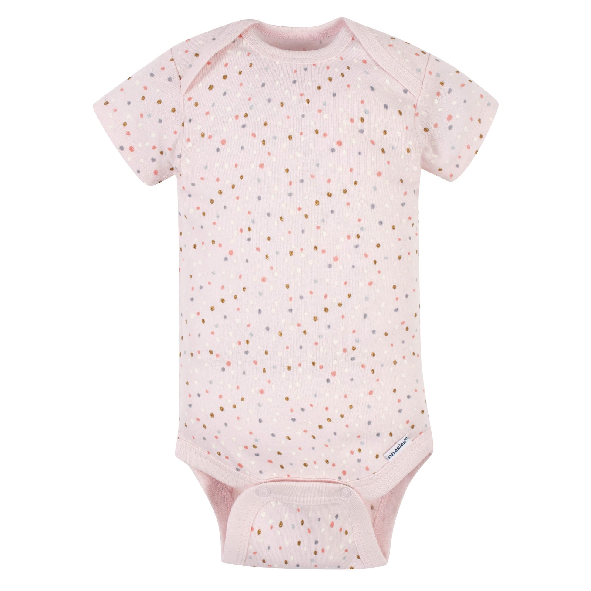 5-Pack Baby Girls Ballerina Short Sleeve Onesies® Bodysuits-Gerber Childrenswear