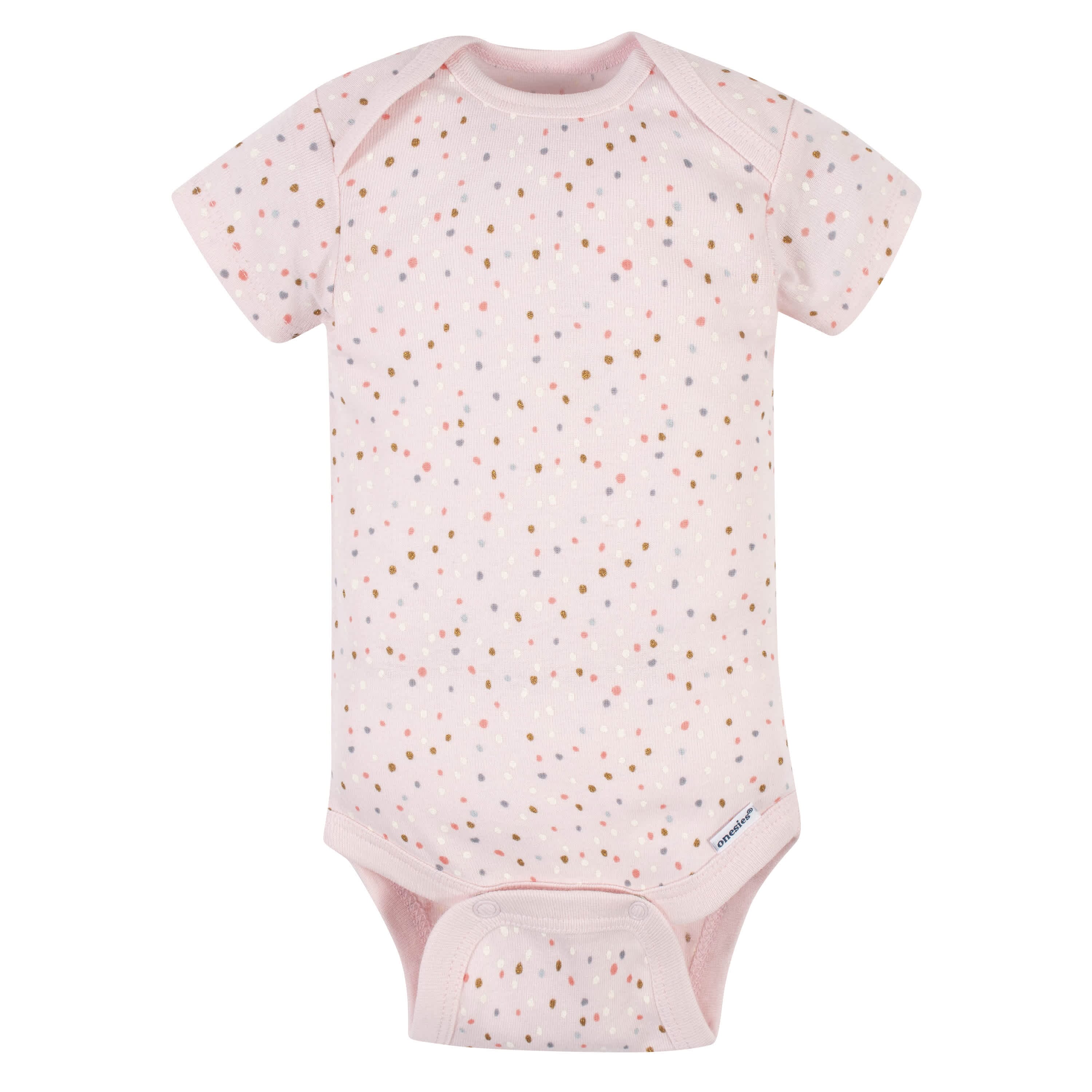 5-Pack Baby Girls Ballerina Short Sleeve Onesies® Bodysuits-Gerber Childrenswear