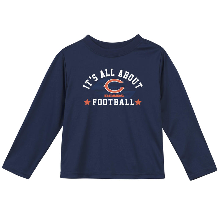 Chicago Bears Baby & Toddler Boys Long Sleeve Tee Shirt-Gerber Childrenswear