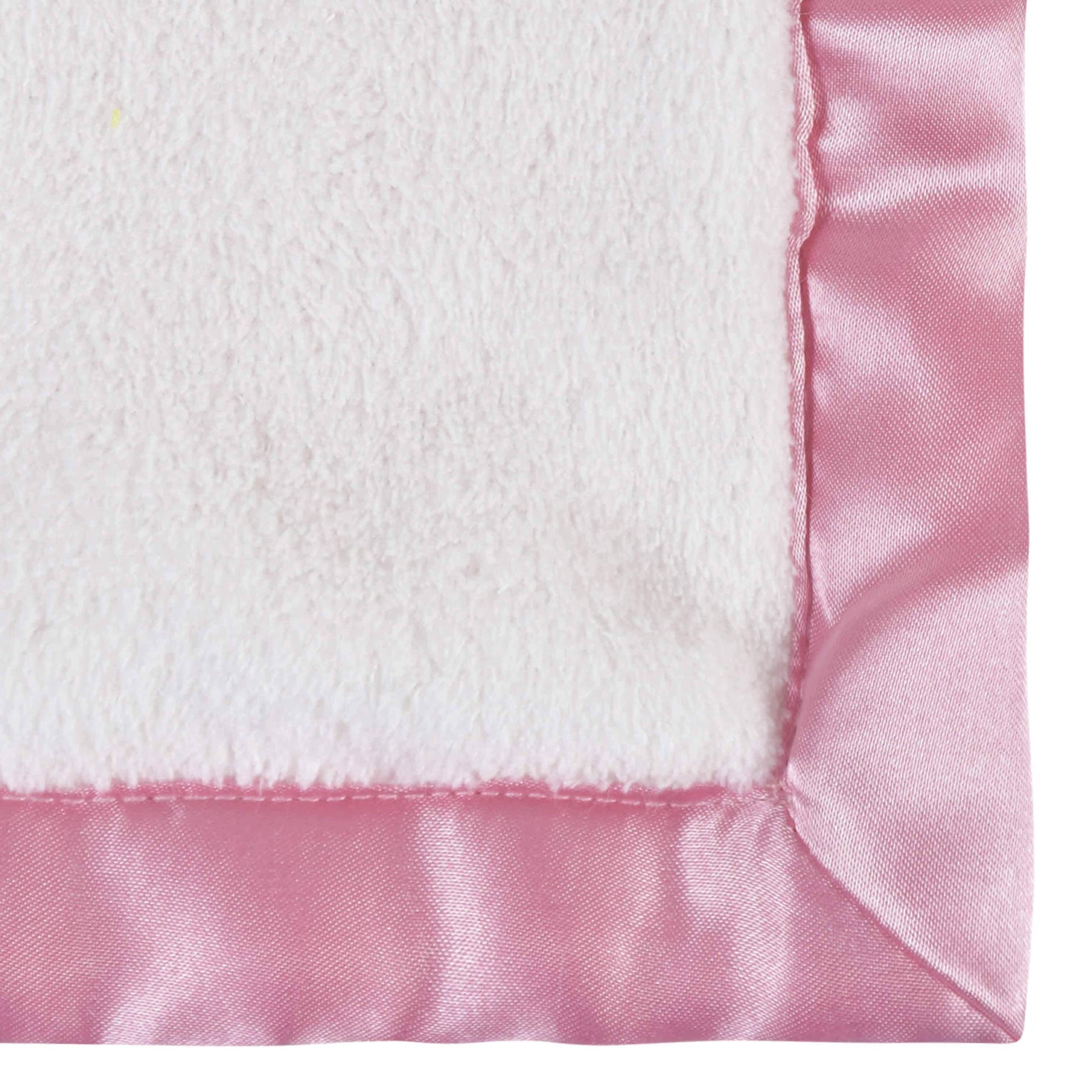 Embroidered Girls Light Pink Plush Blanket-Gerber Childrenswear