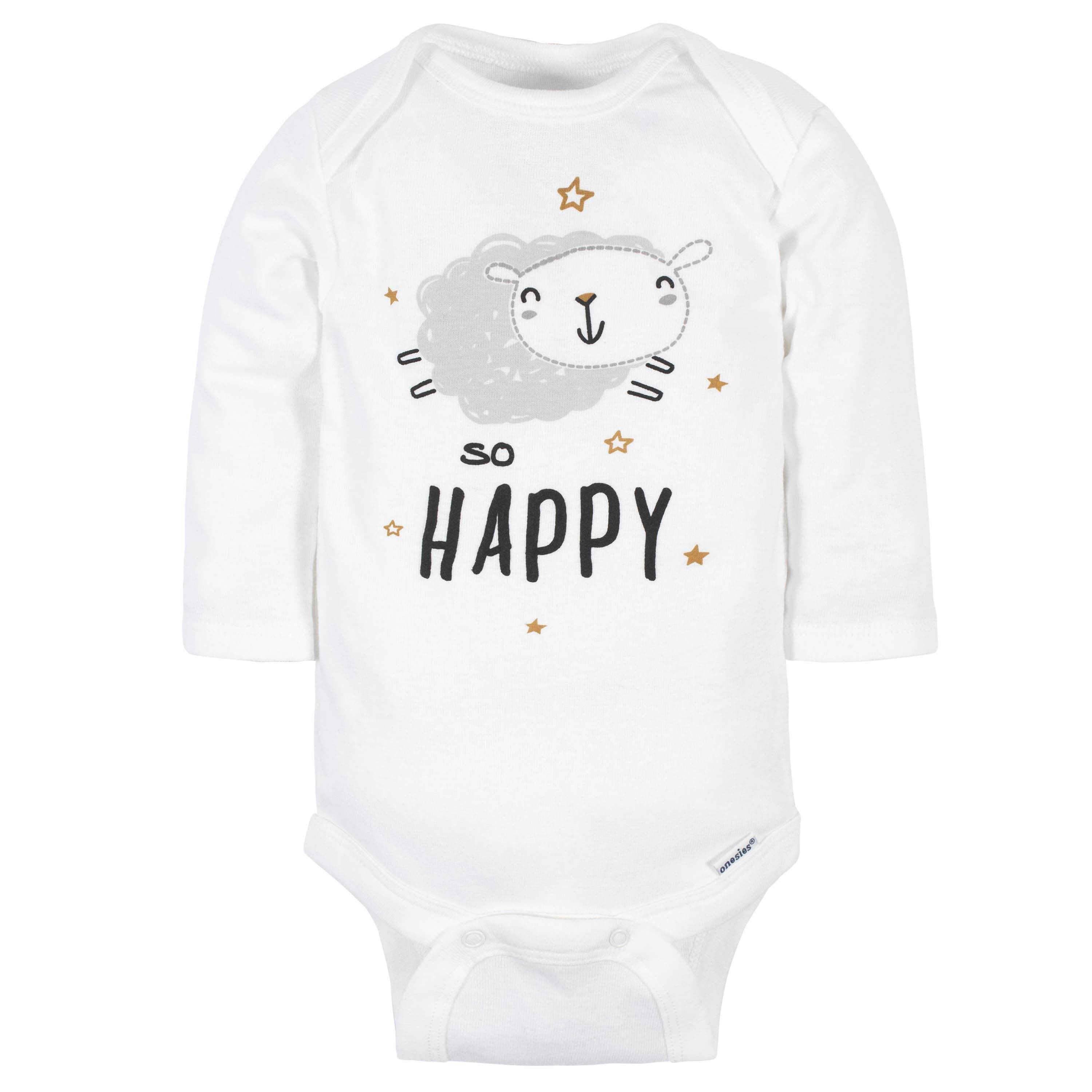 18-Piece Baby Neutral Sheep and Clouds Sleep 'N Play, Onesies® Bodysuit, and Burpcloth Set-Gerber Childrenswear