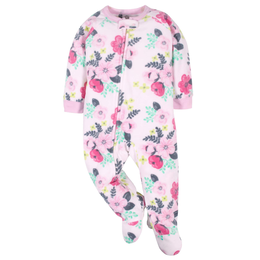 2-Pack Baby Girls Flowers & Koalas Fleece Pajamas – Gerber Childrenswear