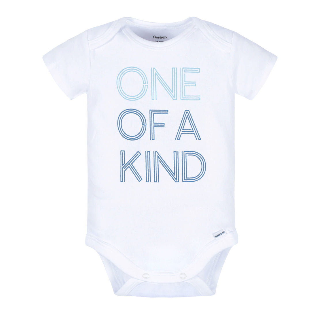 "One Of A Kind" Short Sleeve Onesies® Bodysuit-Gerber Childrenswear