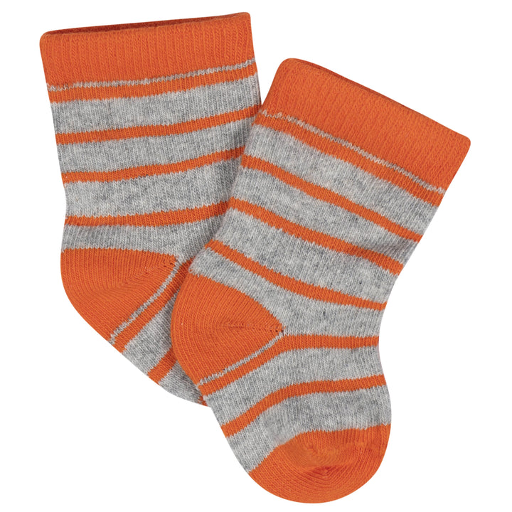 8-Pack Baby Boys Space Jersey Wiggle Proof® Socks