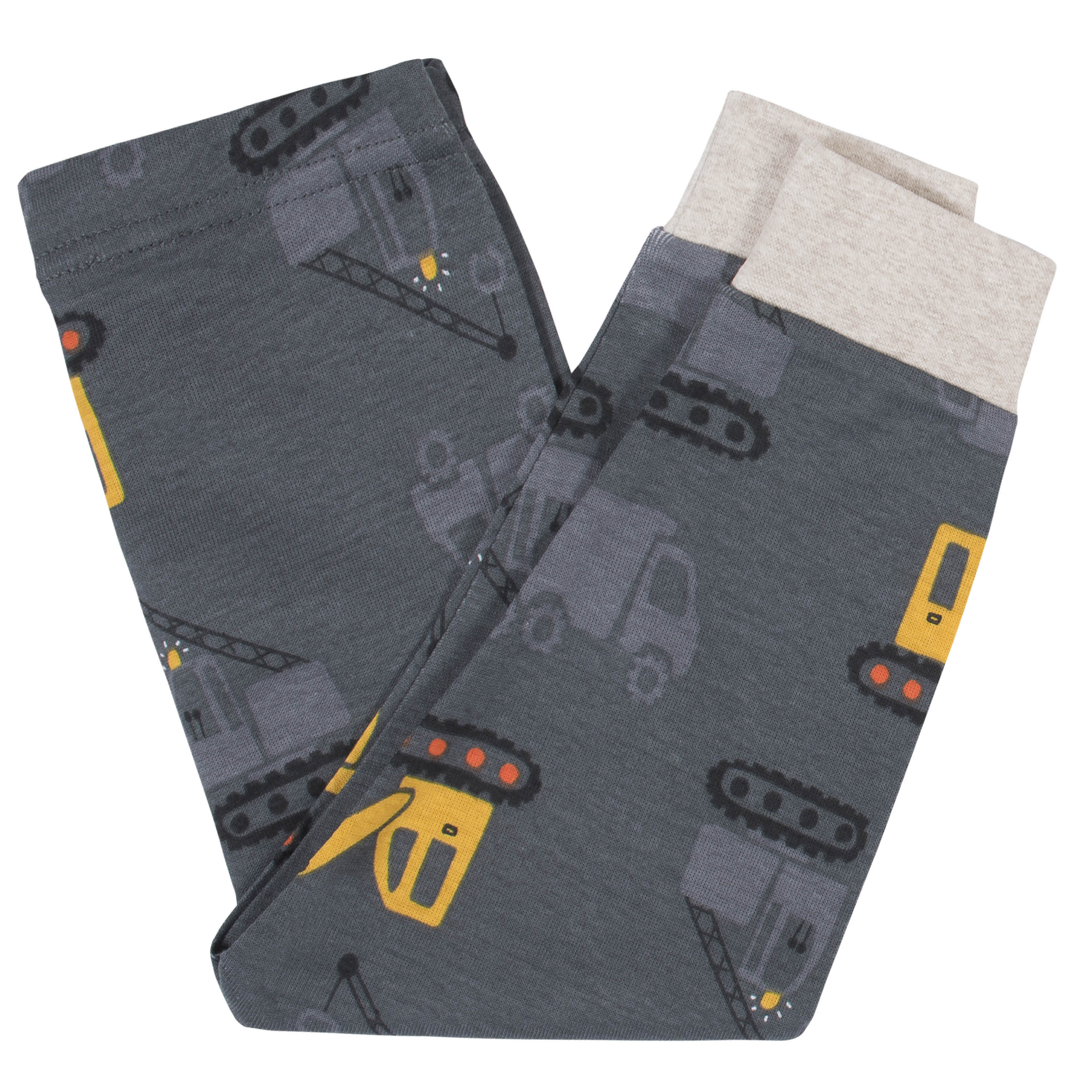 4-Piece Baby & Toddler Boys Construction Trucks Snug Fit Cotton Pajamas-Gerber Childrenswear