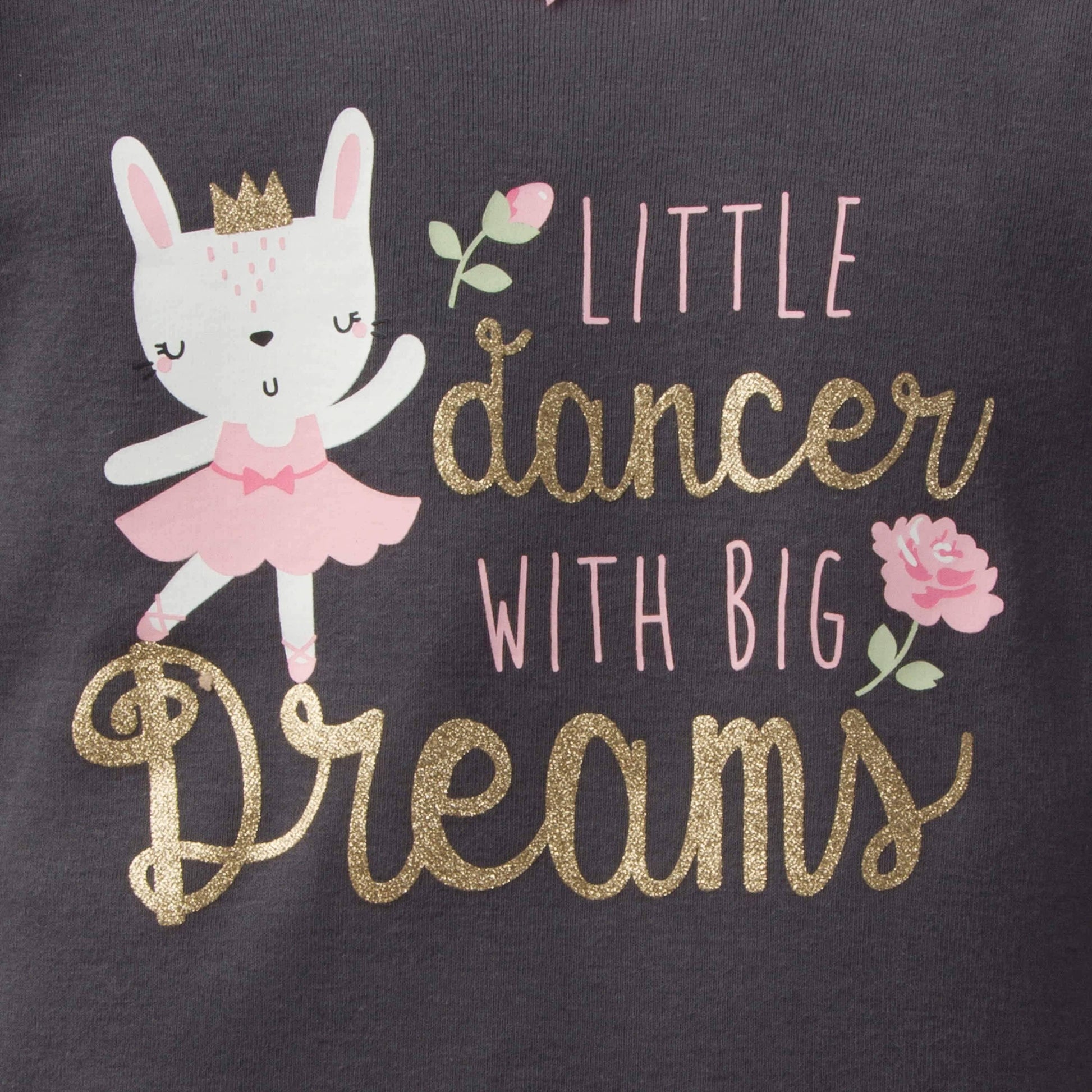 4-Piece Infant & Toddler Girls Bunny Snug Fit Cotton Pajamas-Gerber Childrenswear