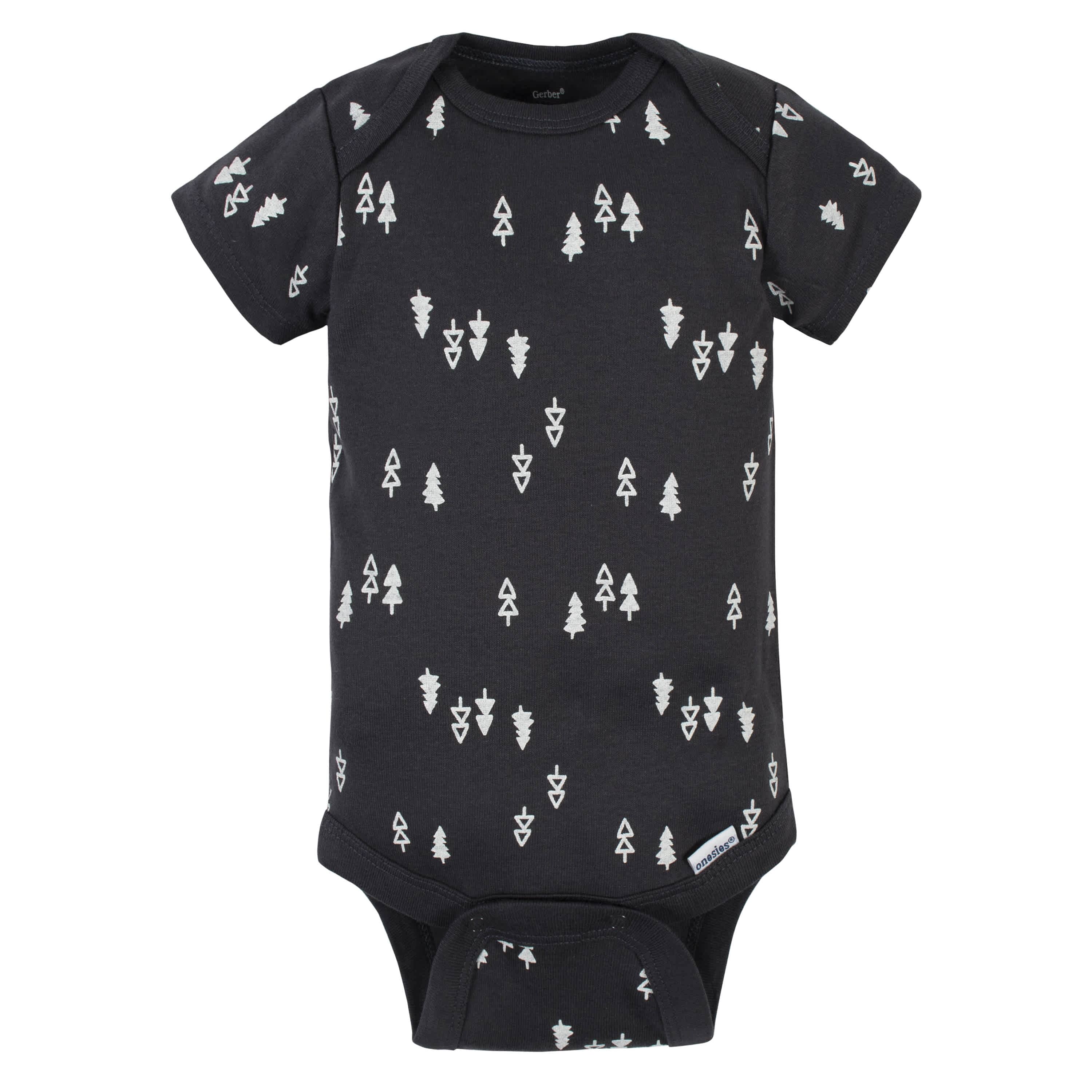 5-Pack Baby Boys Bear Short Sleeve Onesies® Bodysuits