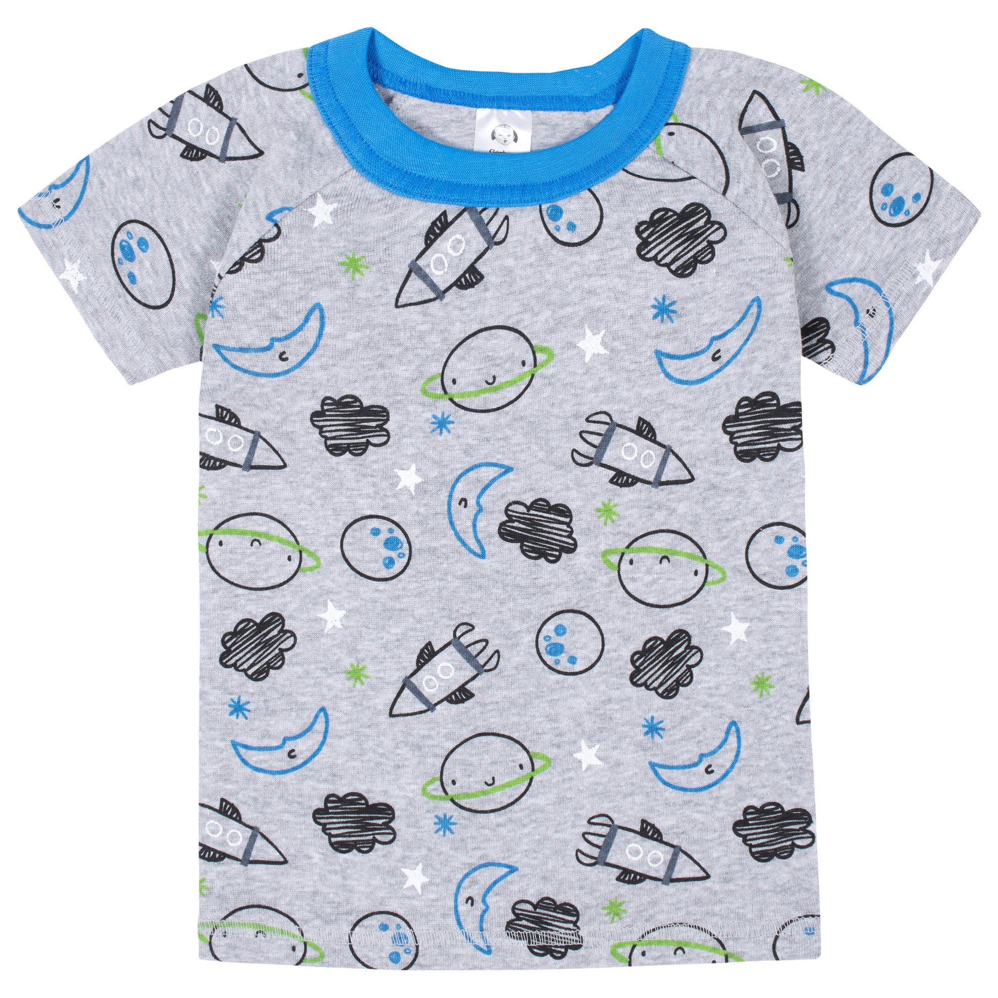 4-Piece Baby & Toddler Boys Space Snug Fit Cotton Pajamas-Gerber Childrenswear