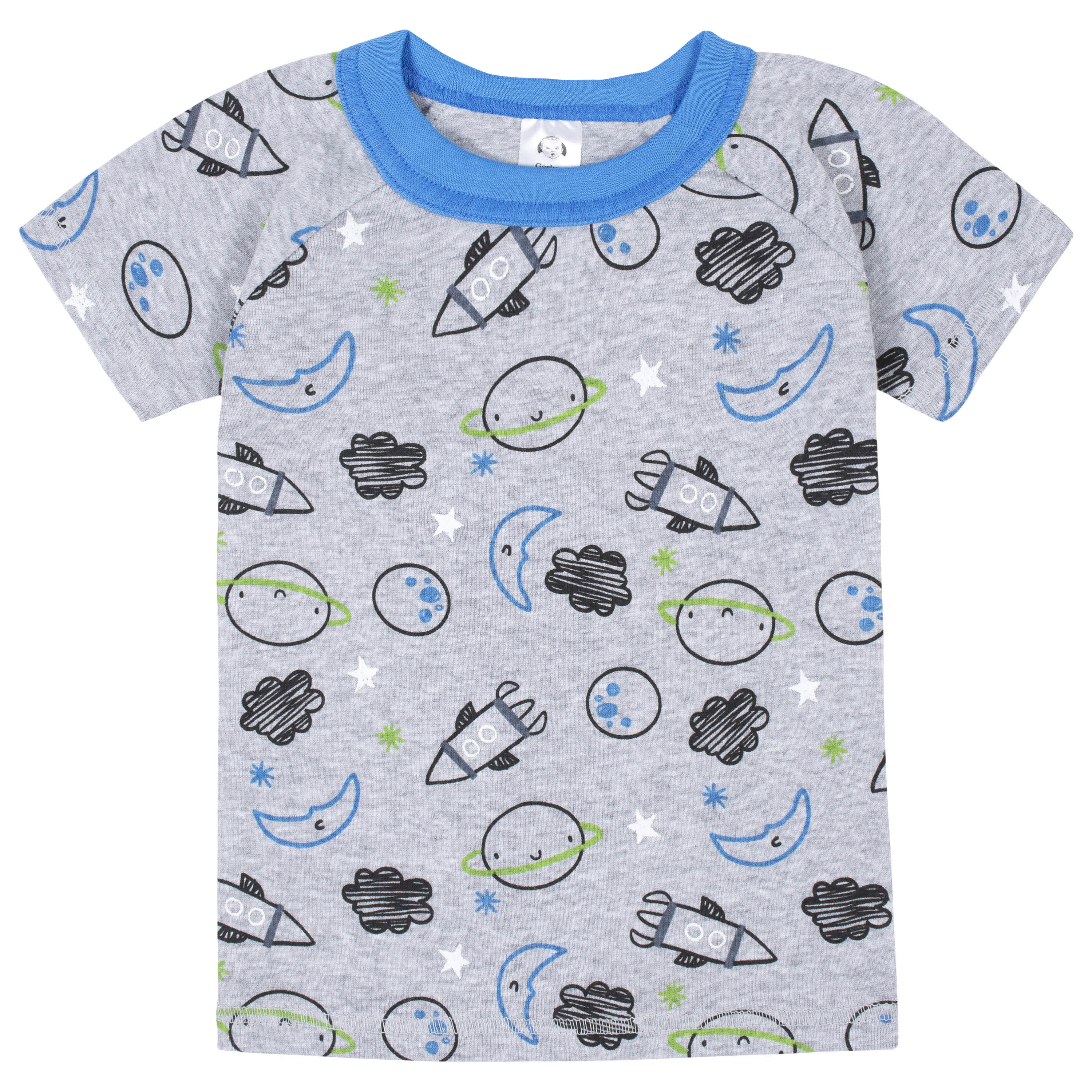 4-Piece Baby & Toddler Boys Space Snug Fit Cotton Pajamas-Gerber Childrenswear